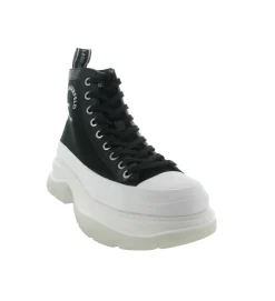 baskets et sneakers - Montante - femme - Toile - Noir - Karl lagerfeld