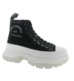 baskets et sneakers - Montante - femme - Toile - Noir - Karl lagerfeld