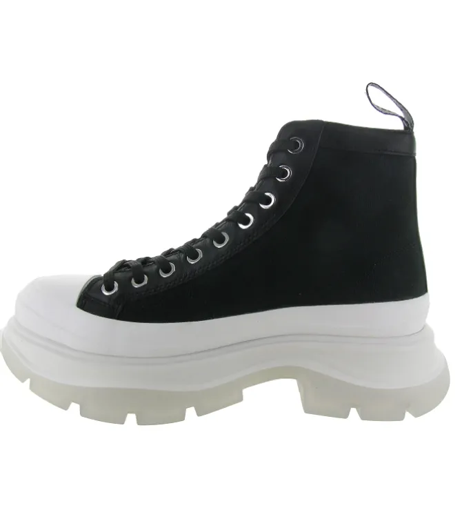 baskets et sneakers - Montante - femme - Toile - Noir - Karl lagerfeld