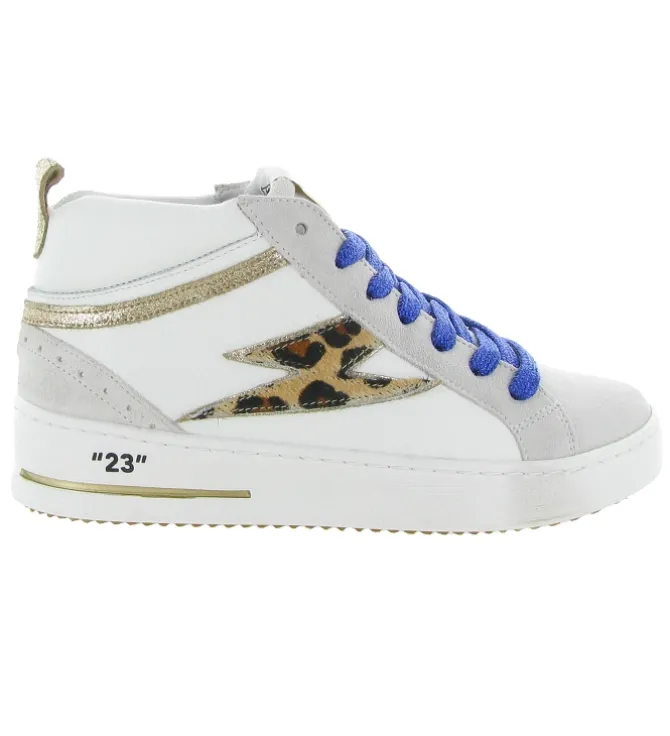 baskets et sneakers - Montante - femme - Cuir - Léopard - Semerdjian