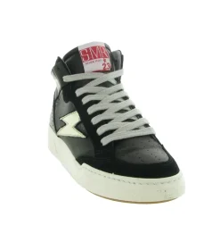 baskets et sneakers - Montante - femme - Cuir - Noir - Semerdjian