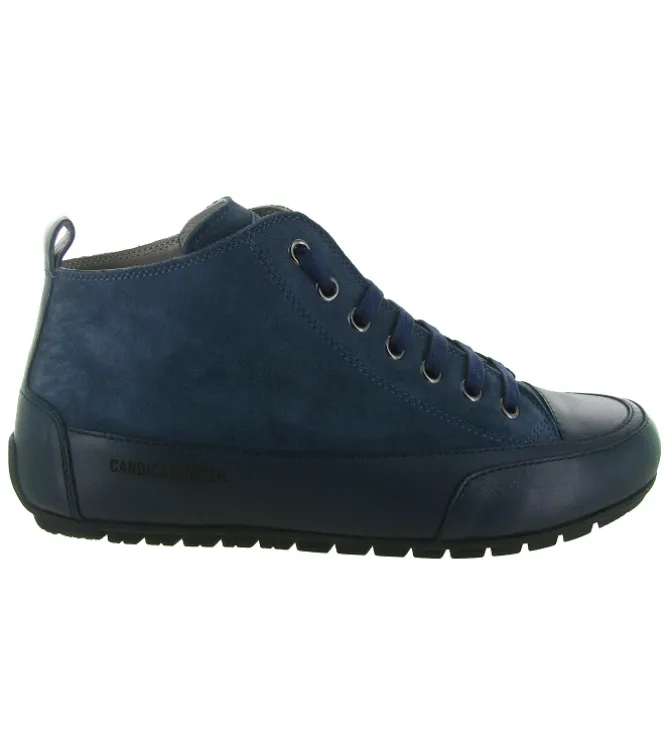 baskets et sneakers - Montante - femme - Nubuck - Bleu Marine - Candice cooper