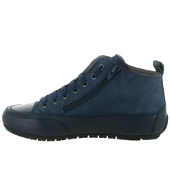 baskets et sneakers - Montante - femme - Nubuck - Bleu Marine - Candice cooper