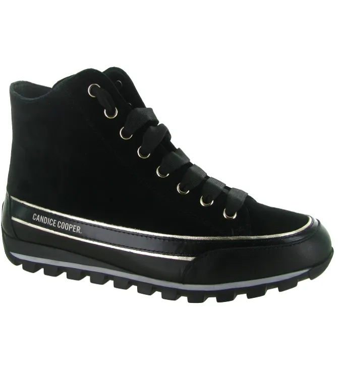 baskets et sneakers - Montante - femme - Nubuck - Noir - Candice cooper