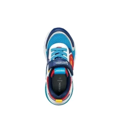 baskets et sneakers - Semelle souple - junior garcon - Synthétique - Bleu - Geox