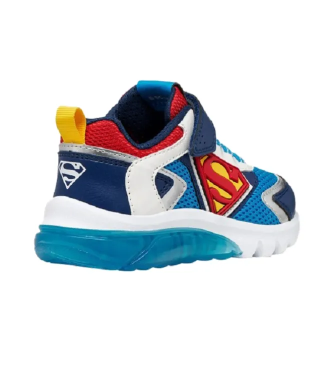 baskets et sneakers - Semelle souple - junior garcon - Synthétique - Bleu - Geox