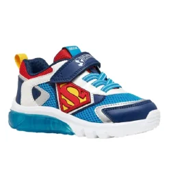 baskets et sneakers - Semelle souple - junior garcon - Synthétique - Bleu - Geox