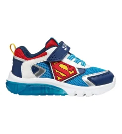baskets et sneakers - Semelle souple - junior garcon - Synthétique - Bleu - Geox