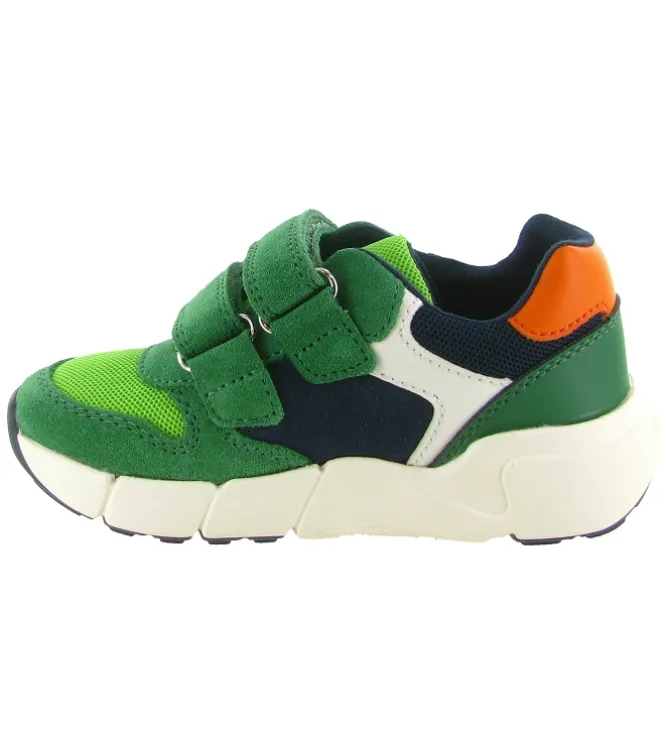 baskets et sneakers - Semelle souple - bebe garcon - Cuir - Vert - Geox