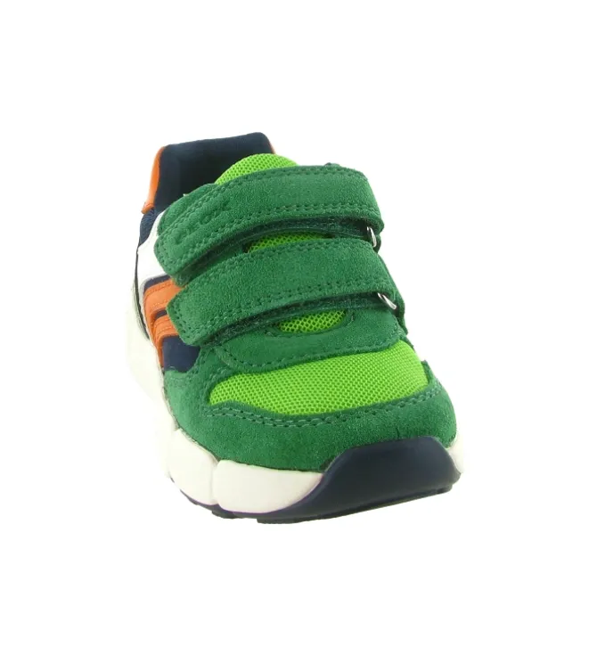 baskets et sneakers - Semelle souple - bebe garcon - Cuir - Vert - Geox