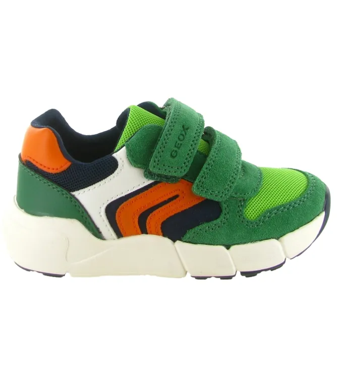 baskets et sneakers - Semelle souple - bebe garcon - Cuir - Vert - Geox