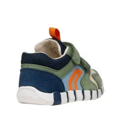 baskets et sneakers - Semelle souple - bebe garcon - Cuir - Vert - Geox