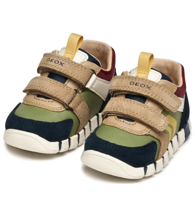 baskets et sneakers - Semelle souple - bebe garcon - Cuir - Multicolor - Geox
