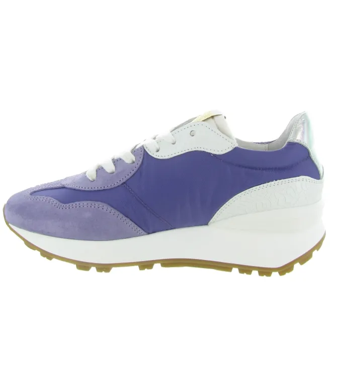 baskets et sneakers - Tendance - femme - Cuir - Bleu - Semerdjian