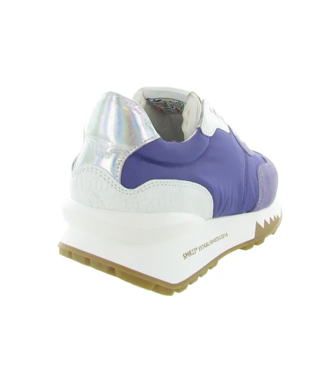 baskets et sneakers - Tendance - femme - Cuir - Bleu - Semerdjian