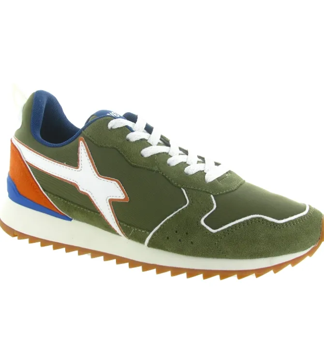baskets et sneakers - Tendance - homme - Toile - Kaki - W6yz
