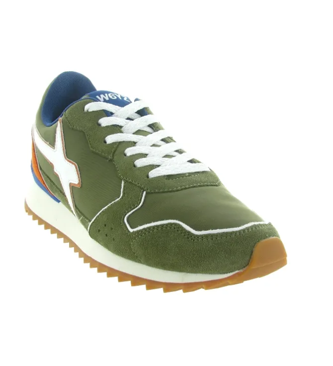 baskets et sneakers - Tendance - homme - Toile - Kaki - W6yz