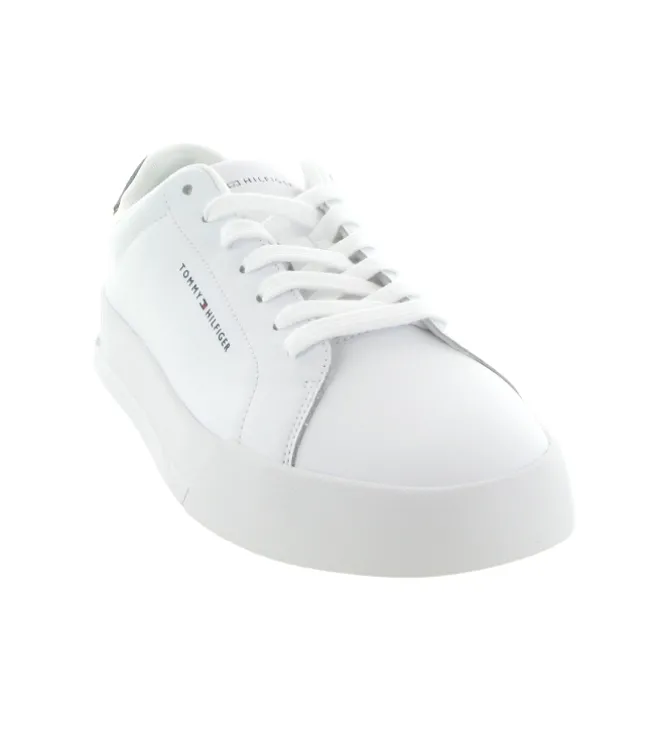 baskets et sneakers - Tendance - homme - Cuir - Blanc - Tommy hilfiger