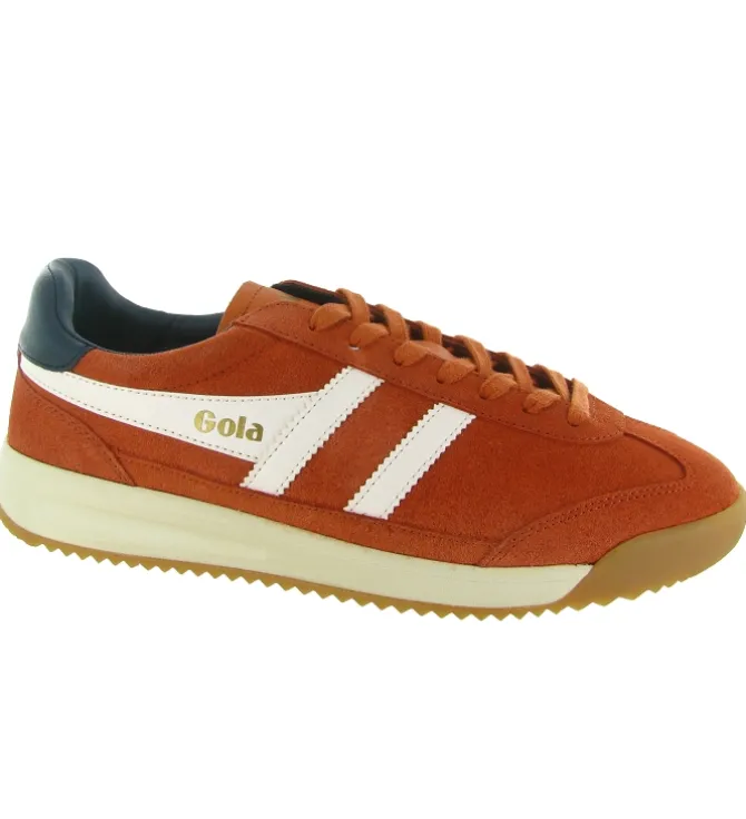 baskets et sneakers - Tendance - homme - Cuir - Orange - Gola