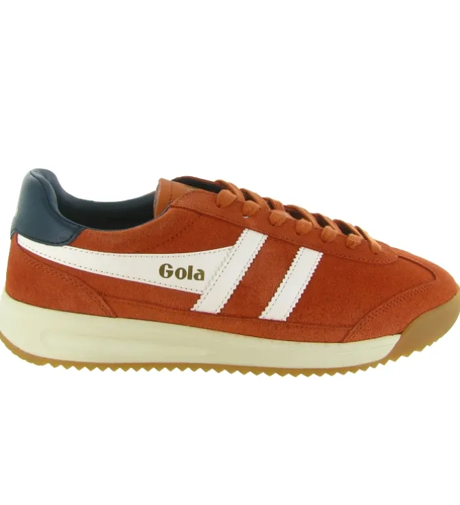 baskets et sneakers - Tendance - homme - Cuir - Orange - Gola