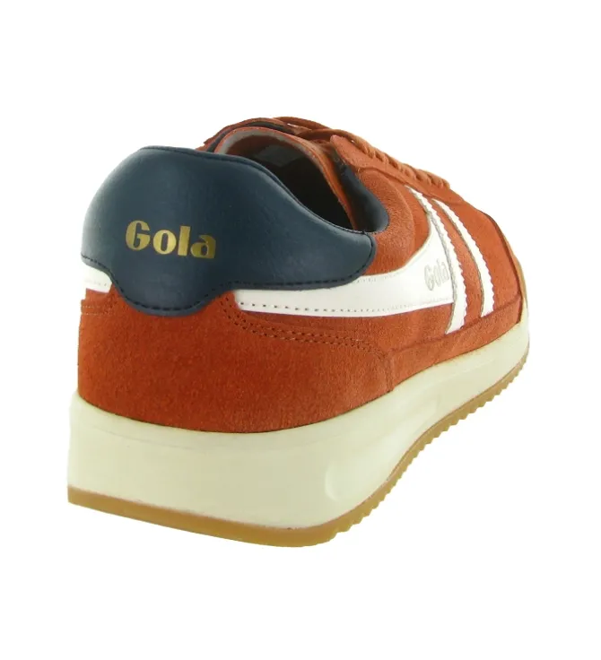baskets et sneakers - Tendance - homme - Cuir - Orange - Gola