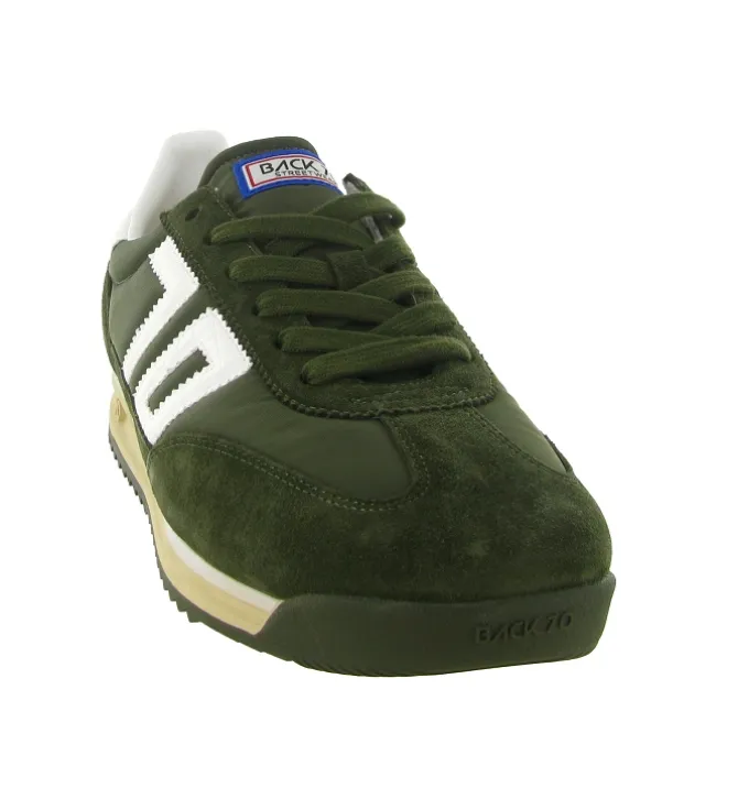 baskets et sneakers - Tendance - homme - Nylon - Kaki - Back70