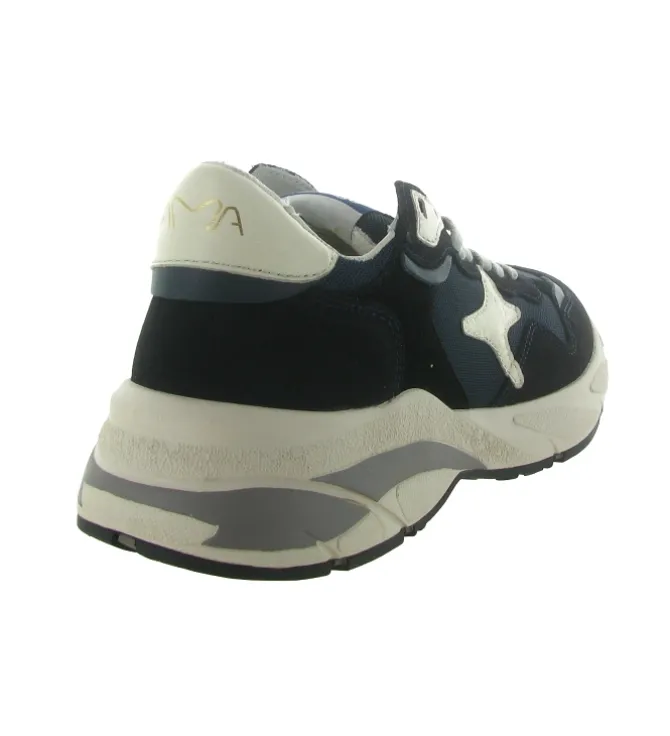 baskets et sneakers - Tendance - homme - Cuir - Noir - Ama brand