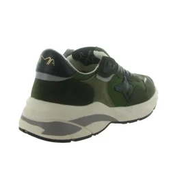 baskets et sneakers - Tendance - homme - Cuir - Kaki - Ama brand