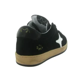 baskets et sneakers - Tendance - homme - Cuir - Noir - Ama brand