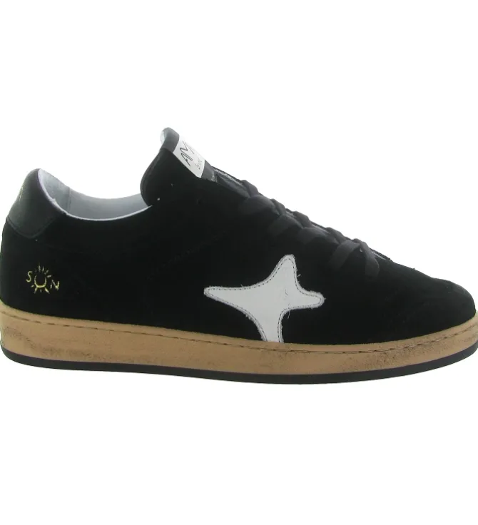 baskets et sneakers - Tendance - homme - Cuir - Noir - Ama brand