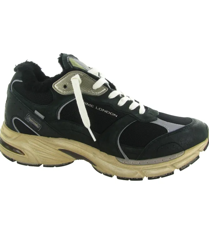 baskets et sneakers - Tendance - homme - Cuir - Noir - Crime london