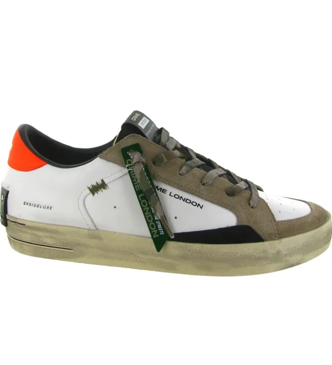 baskets et sneakers - Tendance - homme - Cuir - Noir - Crime london