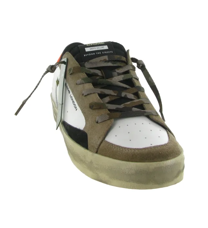 baskets et sneakers - Tendance - homme - Cuir - Noir - Crime london