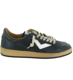 baskets et sneakers - Tendance - homme - Cuir - Bleu Marine - 4b12