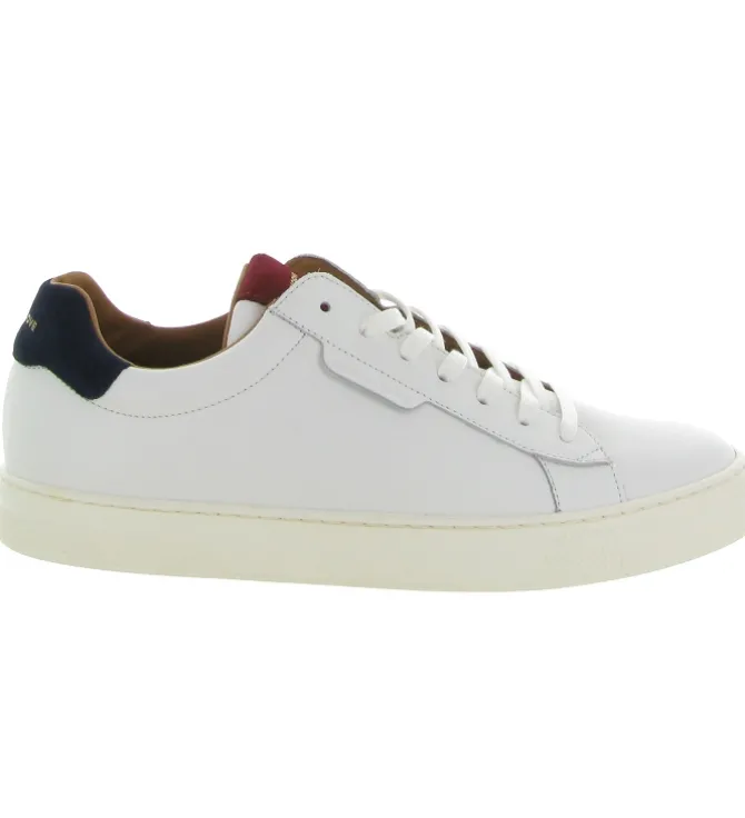 baskets et sneakers - Tendance - homme - Cuir - Blanc - Schmoove