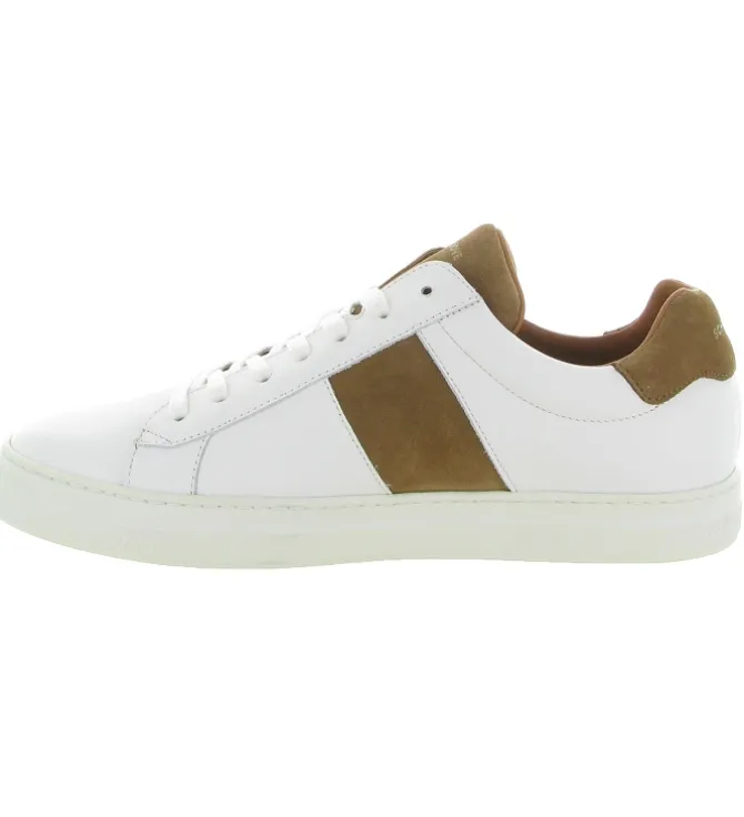 baskets et sneakers - Tendance - homme - Cuir - Blanc - Schmoove