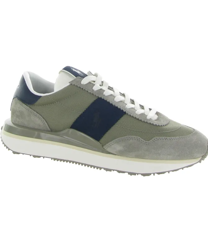 baskets et sneakers - Tendance - homme - Nubuck - Kaki - Ralph lauren