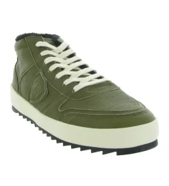 baskets et sneakers - Tendance - homme - Cuir - Kaki - Philippe model