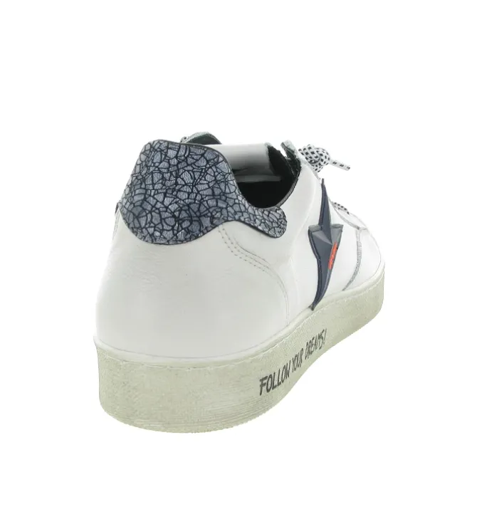 baskets et sneakers - Tendance - homme - Cuir - Bleu Marine - Cetti