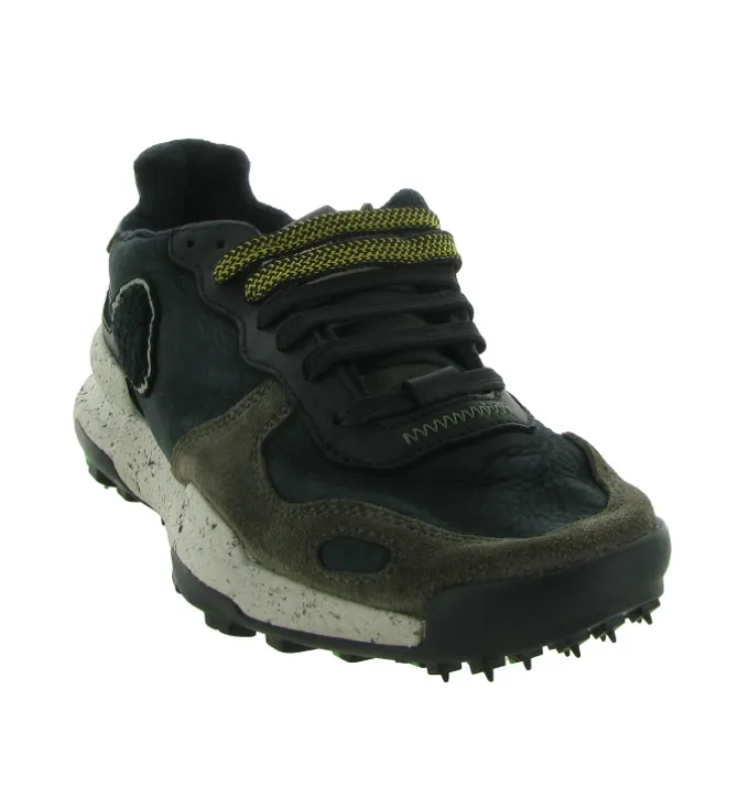 baskets et sneakers - Tendance - homme - Cuir - Noir - Satorisan