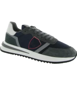 baskets et sneakers - Tendance - homme - Cuir - Bleu Marine - Philippe model