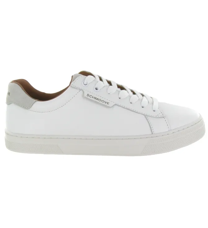 baskets et sneakers - Tendance - homme - Cuir - Blanc - Schmoove