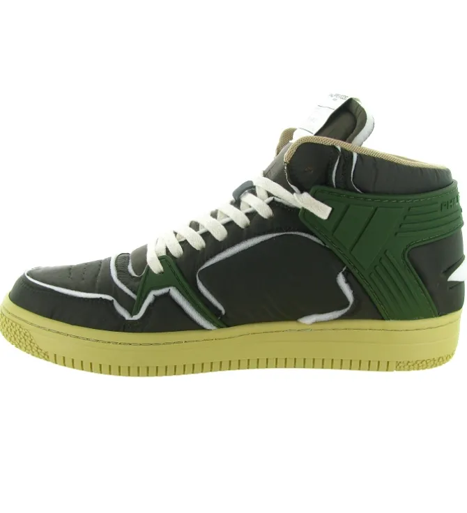 baskets et sneakers - Tendance - homme - Cuir - Kaki - Philippe model