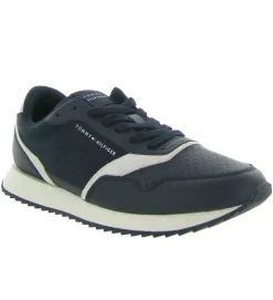 baskets et sneakers - Tendance - homme - Cuir - Bleu - Tommy hilfiger