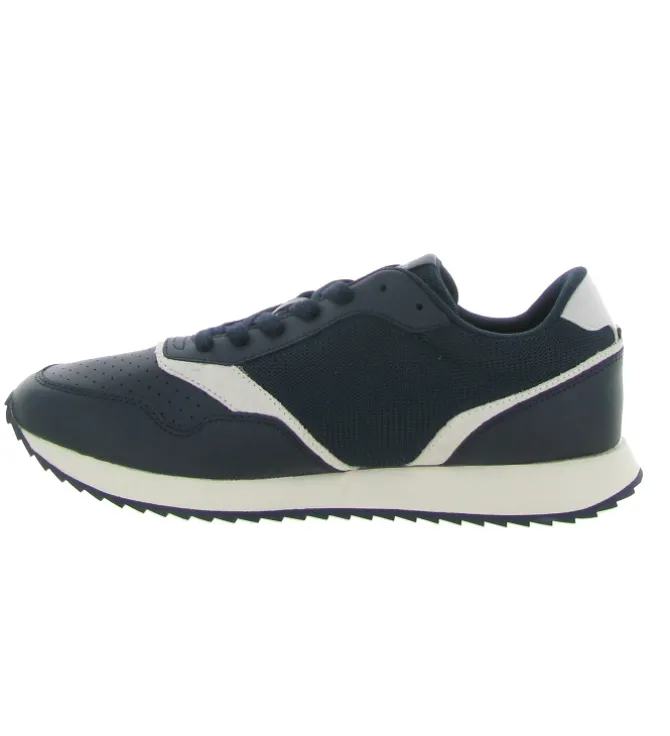 baskets et sneakers - Tendance - homme - Cuir - Bleu - Tommy hilfiger
