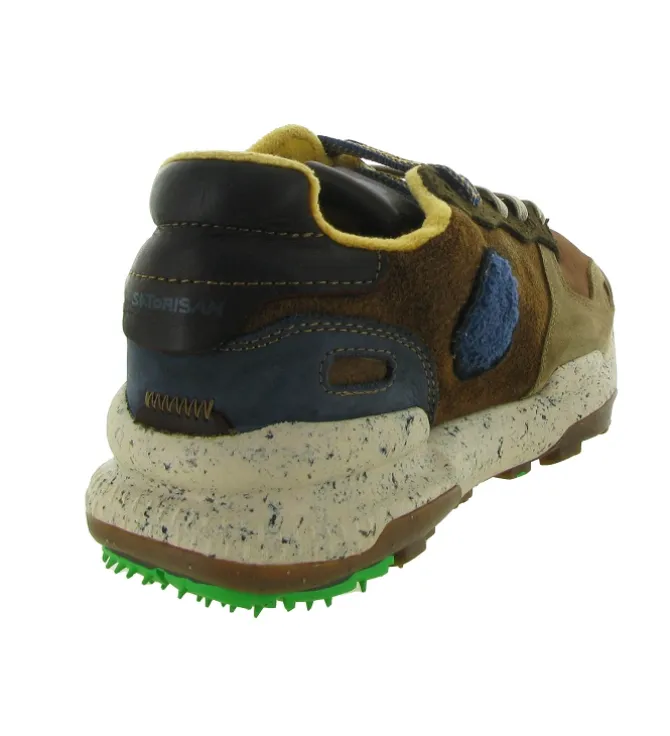 baskets et sneakers - Tendance - homme - Cuir - Marron - Satorisan