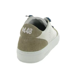 baskets et sneakers - Tendance - homme - Cuir - Blanc - P448