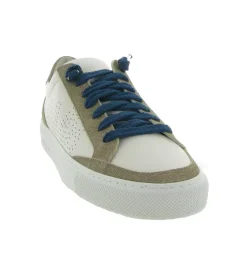baskets et sneakers - Tendance - homme - Cuir - Blanc - P448