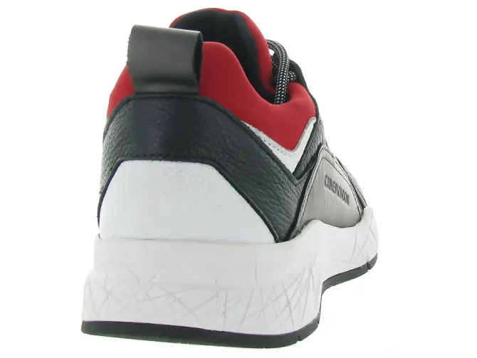 baskets et sneakers - Tendance - homme - Cuir - Rouge - Crime london