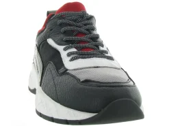 baskets et sneakers - Tendance - homme - Cuir - Rouge - Crime london